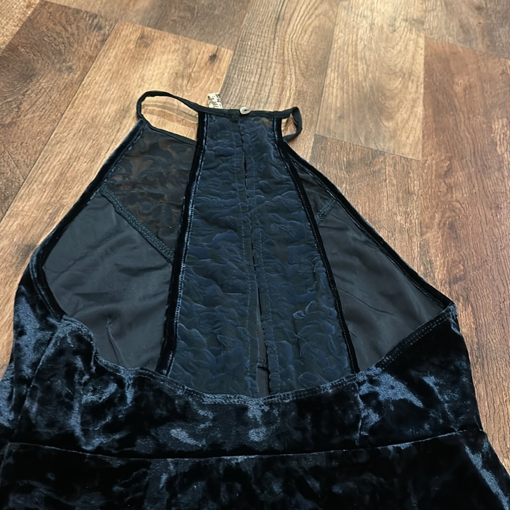 Free People Intimately size Small Bodycon Velvet Dress - Picture 8 of 9